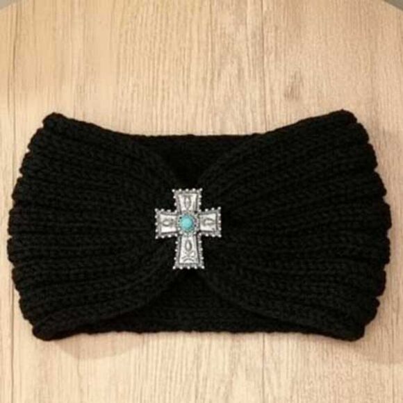 2/$21 Ladies Cross Knitted Winter Headband - Picture 6 of 9